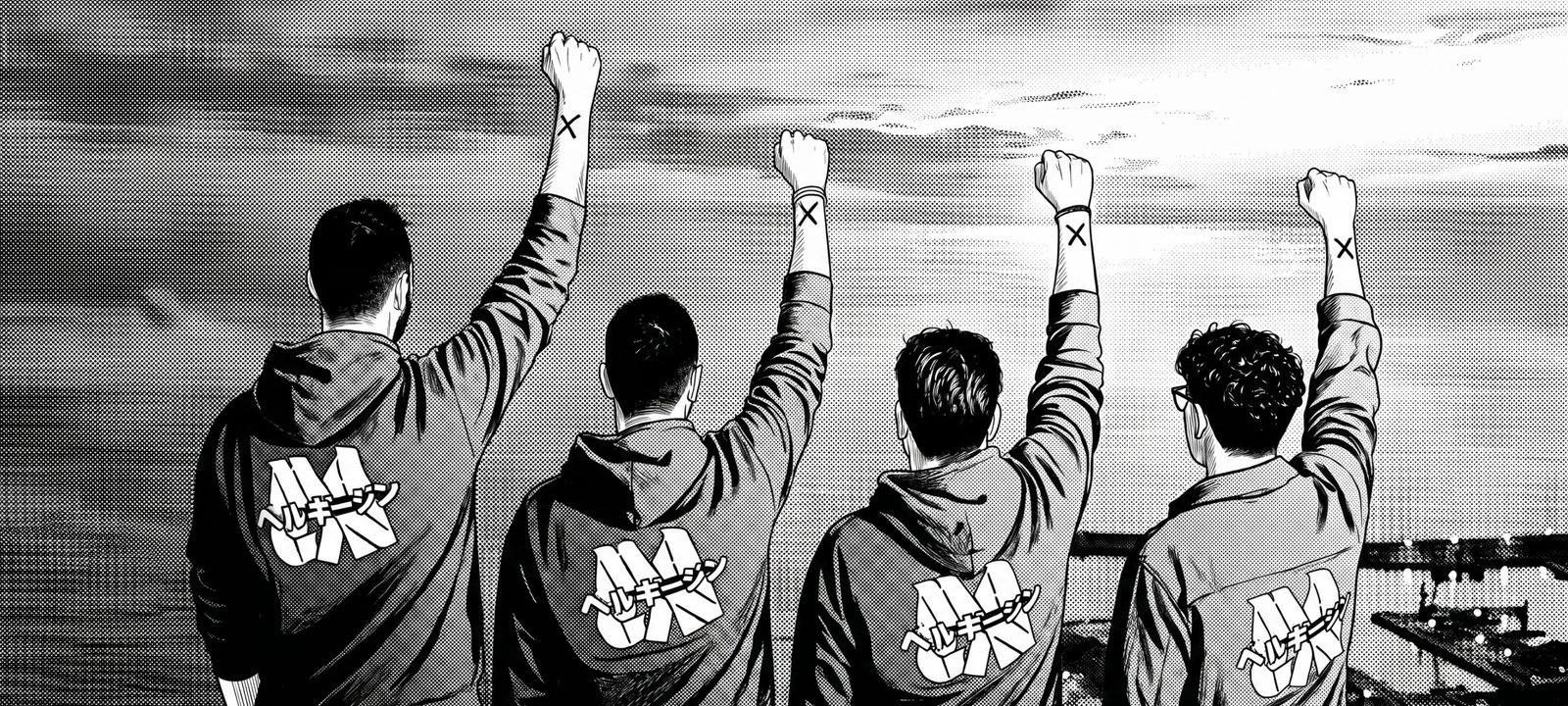 L'équipe MaGin — illustration manga